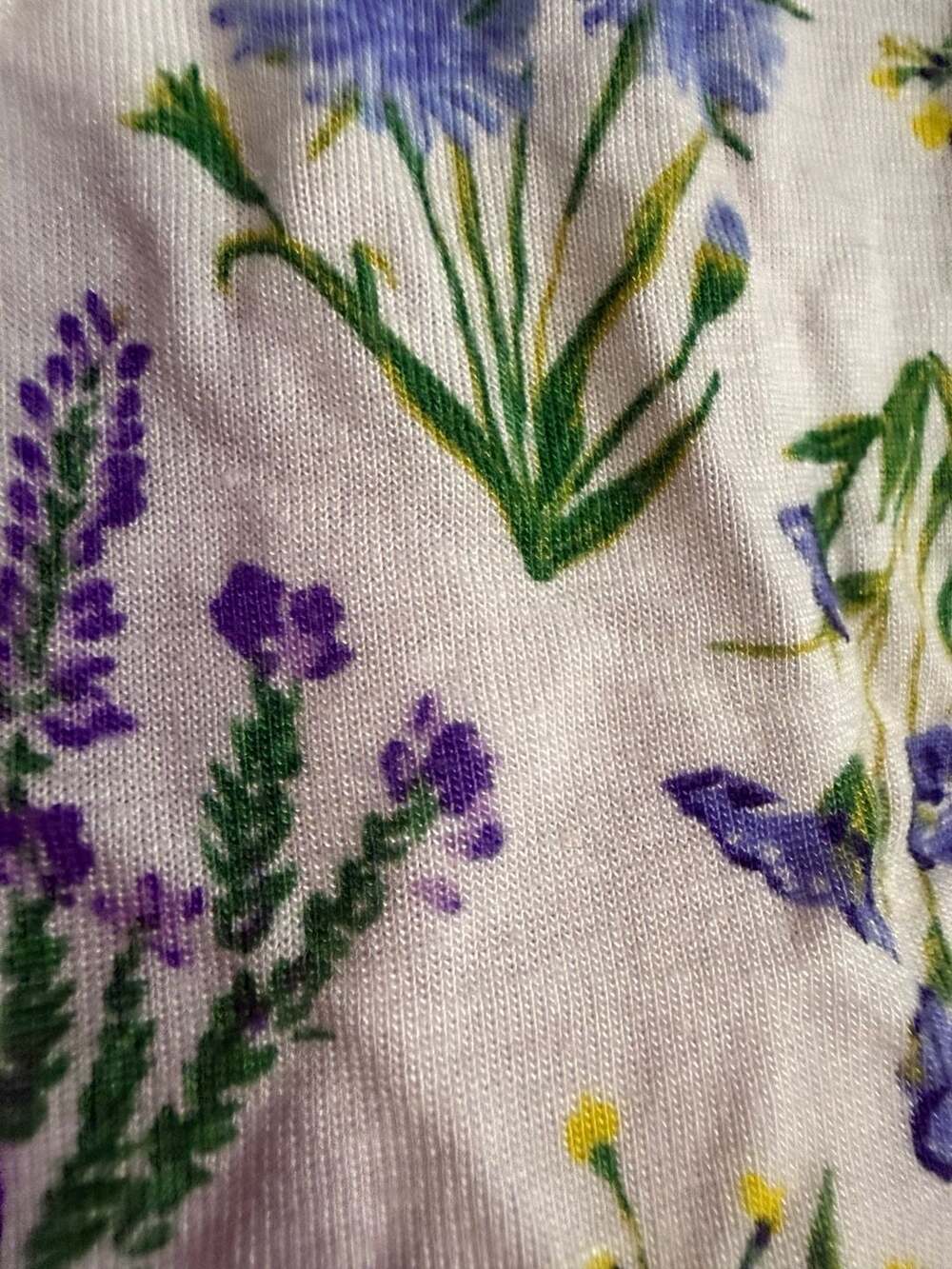 LOFT Petites Floral Print V-Neck Sleeveless Blouse Size SP - Picture 3 of 6
